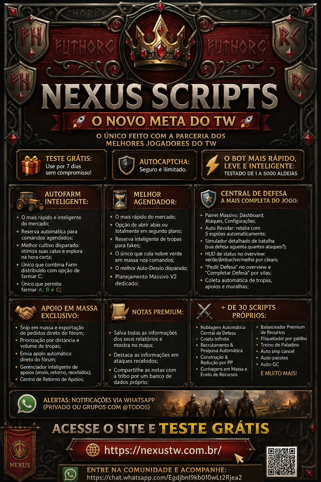 Arte promocional do Nexus Scripts